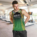 Custom Cook Islands Rugby League Men Tank Top Avaiki Tatau Tribal Motifs Black Color - Aussie Hoodie