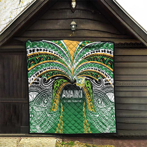 Cook Islands Rugby League Quilt Avaiki Tatau Tribal Motifs Black Color - Aussie Hoodie