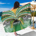 Cook Islands Rugby League Sarong Avaiki Tatau Tribal Motifs Black Color - Aussie Hoodie