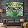 Cook Islands Rugby League Tapestry Avaiki Tatau Tribal Motifs Black Color - Aussie Hoodie