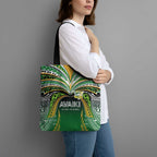 Cook Islands Rugby League Tote Bag Avaiki Tatau Tribal Motifs Black Color - Aussie Hoodie