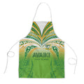 Cook Islands Rugby League Apron Avaiki Tatau Tribal Motifs White Color - Aussie Hoodie