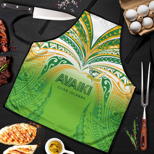 Cook Islands Rugby League Apron Avaiki Tatau Tribal Motifs White Color - Aussie Hoodie