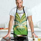 Cook Islands Rugby League Apron Avaiki Tatau Tribal Motifs White Color - Aussie Hoodie