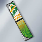 Cook Islands Rugby League Auto Sun Shade Avaiki Tatau Tribal Motifs White Color - Aussie Hoodie