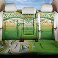 Cook Islands Rugby League Back Car Seat Cover Avaiki Tatau Tribal Motifs White Color - Aussie Hoodie