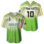 Custom Cook Islands Rugby League Baseball Jersey Avaiki Tatau Tribal Motifs White Color - Aussie Hoodie