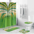 Cook Islands Rugby League Bathroom Set Avaiki Tatau Tribal Motifs White Color - Aussie Hoodie