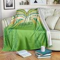 Cook Islands Rugby League Blanket Avaiki Tatau Tribal Motifs White Color - Aussie Hoodie