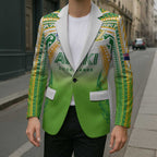 Custom Cook Islands Rugby League Blazer Avaiki Tatau Tribal Motifs White Color - Aussie Hoodie