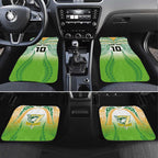 Custom Cook Islands Rugby League Car Mats Avaiki Tatau Tribal Motifs White Color - Aussie Hoodie