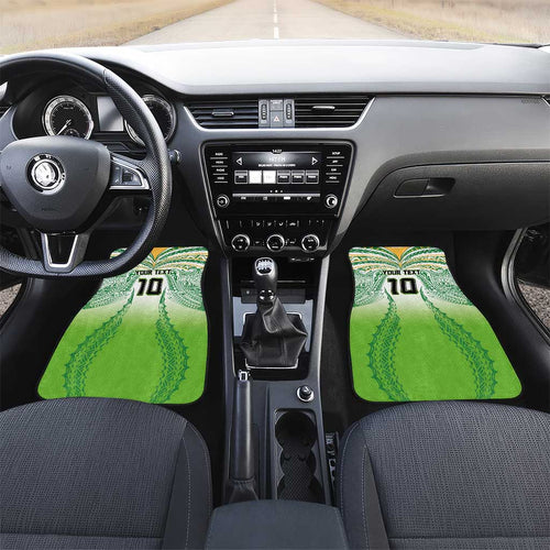 Custom Cook Islands Rugby League Car Mats Avaiki Tatau Tribal Motifs White Color - Aussie Hoodie