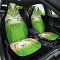 Cook Islands Rugby League Car Seat Cover Avaiki Tatau Tribal Motifs White Color - Aussie Hoodie