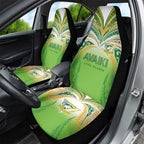 Cook Islands Rugby League Car Seat Cover Avaiki Tatau Tribal Motifs White Color - Aussie Hoodie