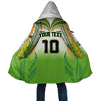 Custom Cook Islands Rugby League Cloak Avaiki Tatau Tribal Motifs White Color - Aussie Hoodie
