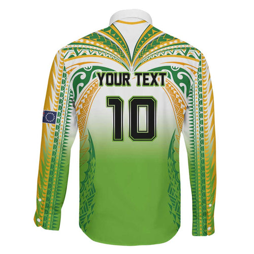 Custom Cook Islands Rugby League Family Matching Tank Maxi Dress and Hawaiian Shirt Avaiki Tatau Tribal Motifs White Color - Aussie Hoodie