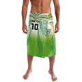 Custom Cook Islands Rugby League Lavalava Avaiki Tatau Tribal Motifs White Color - Aussie Hoodie