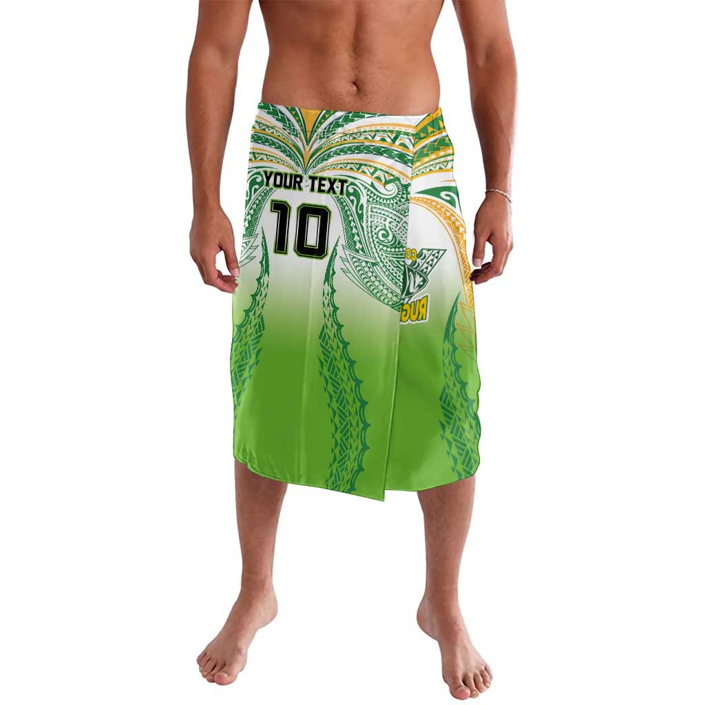 Custom Cook Islands Rugby League Lavalava Avaiki Tatau Tribal Motifs White Color - Aussie Hoodie