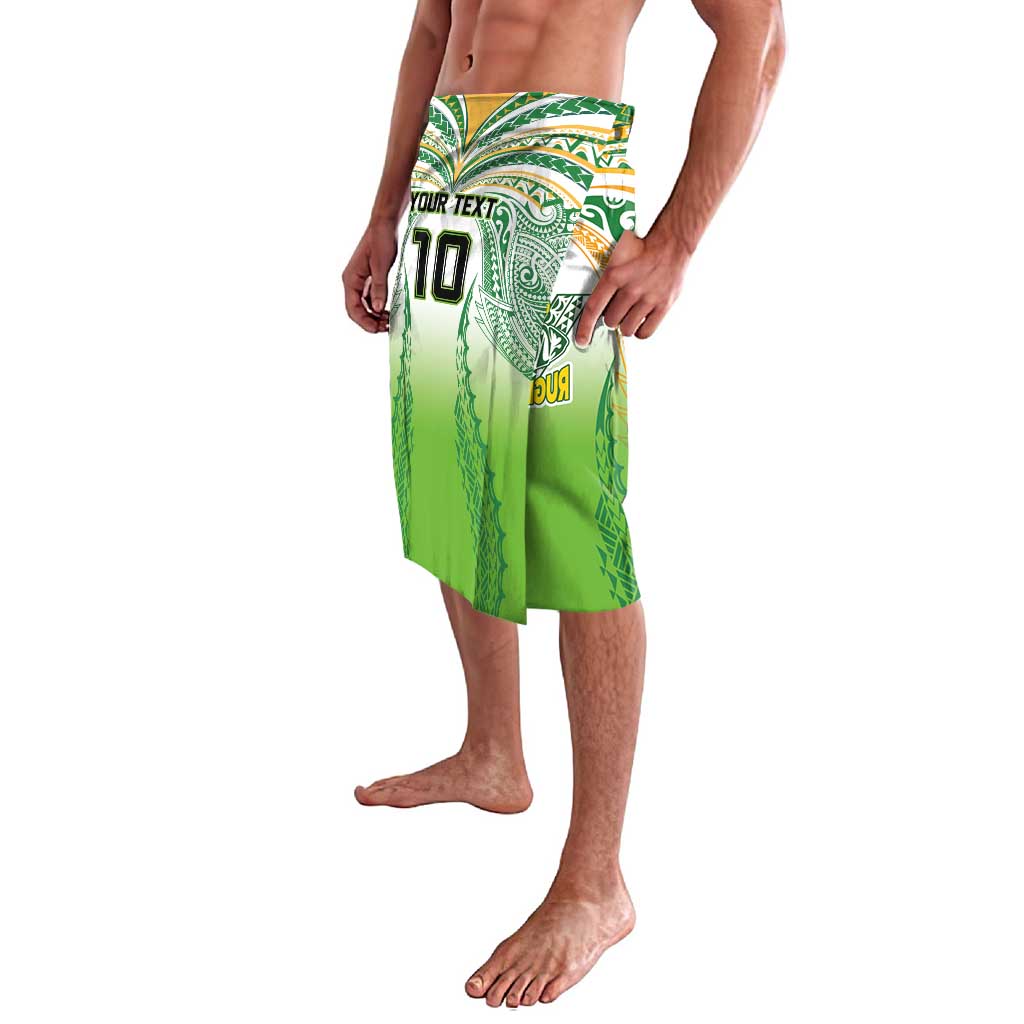 Custom Cook Islands Rugby League Lavalava Avaiki Tatau Tribal Motifs White Color - Aussie Hoodie