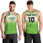 Custom Cook Islands Rugby League Men Tank Top Avaiki Tatau Tribal Motifs White Color - Aussie Hoodie