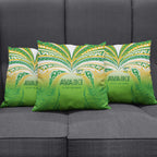 Cook Islands Rugby League Pillow Cover Avaiki Tatau Tribal Motifs White Color - Aussie Hoodie