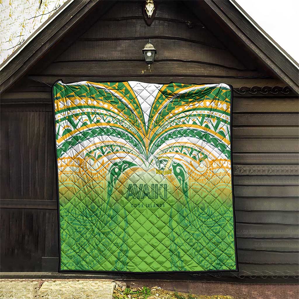 Cook Islands Rugby League Quilt Avaiki Tatau Tribal Motifs White Color - Aussie Hoodie