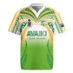 Custom Cook Islands Rugby League Rugby Jersey Avaiki Tatau Tribal Motifs White Color - Aussie Hoodie