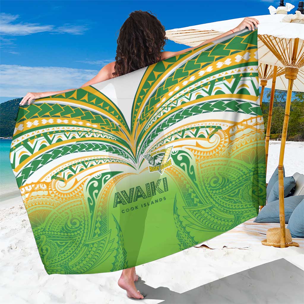 Cook Islands Rugby League Sarong Avaiki Tatau Tribal Motifs White Color - Aussie Hoodie