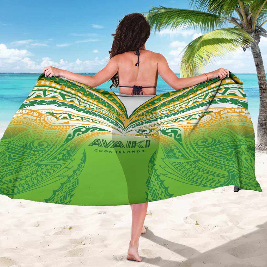 Cook Islands Rugby League Sarong Avaiki Tatau Tribal Motifs White Color - Aussie Hoodie