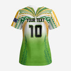 Custom Cook Islands Rugby League Scrub Top Avaiki Tatau Tribal Motifs White Color - Aussie Hoodie