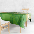 Cook Islands Rugby League Tablecloth Avaiki Tatau Tribal Motifs White Color - Aussie Hoodie