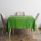 Cook Islands Rugby League Tablecloth Avaiki Tatau Tribal Motifs White Color - Aussie Hoodie