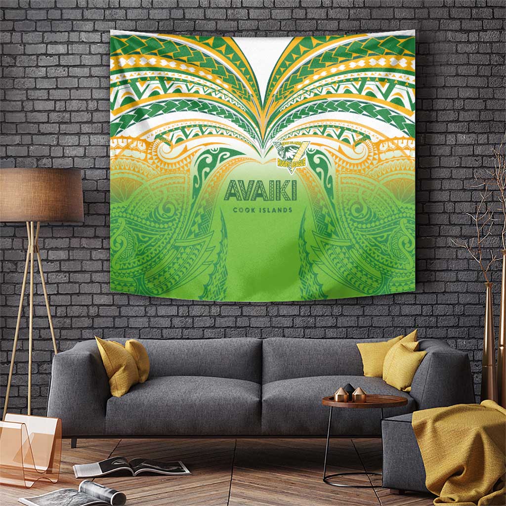 Cook Islands Rugby League Tapestry Avaiki Tatau Tribal Motifs White Color - Aussie Hoodie