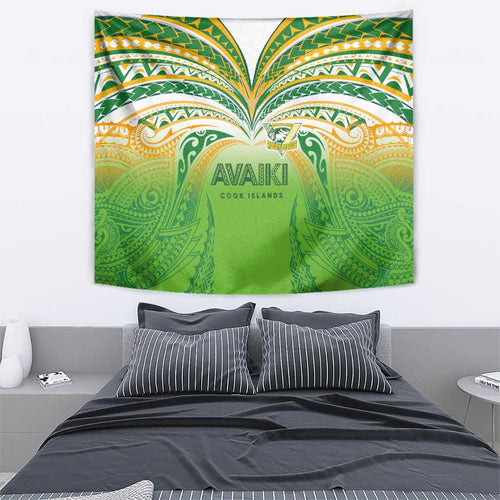 Cook Islands Rugby League Tapestry Avaiki Tatau Tribal Motifs White Color - Aussie Hoodie