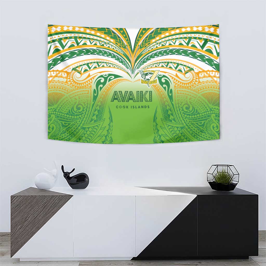 Cook Islands Rugby League Tapestry Avaiki Tatau Tribal Motifs White Color - Aussie Hoodie