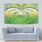 Cook Islands Rugby League Tapestry Avaiki Tatau Tribal Motifs White Color - Aussie Hoodie