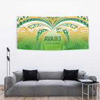Cook Islands Rugby League Tapestry Avaiki Tatau Tribal Motifs White Color - Aussie Hoodie