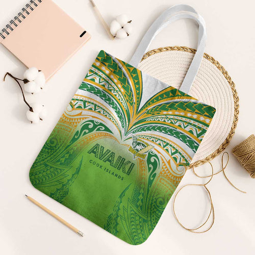 Cook Islands Rugby League Tote Bag Avaiki Tatau Tribal Motifs White Color - Aussie Hoodie