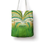 Cook Islands Rugby League Tote Bag Avaiki Tatau Tribal Motifs White Color - Aussie Hoodie