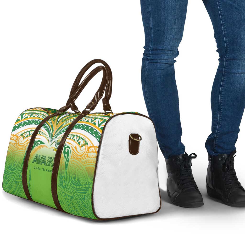 Cook Islands Rugby League Travel Bag Avaiki Tatau Tribal Motifs White Color - Aussie Hoodie
