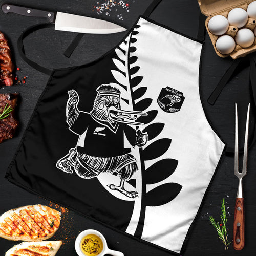 Aotearoa Rugby League Apron Kiwi Haka and Fern - Sporty Style