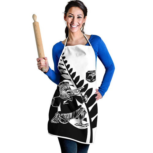 Aotearoa Rugby League Apron Kiwi Haka and Fern - Sporty Style