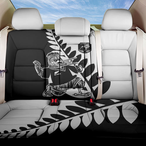 Aotearoa Rugby League Back Car Seat Cover Kiwi Haka and Fern - Sporty Style