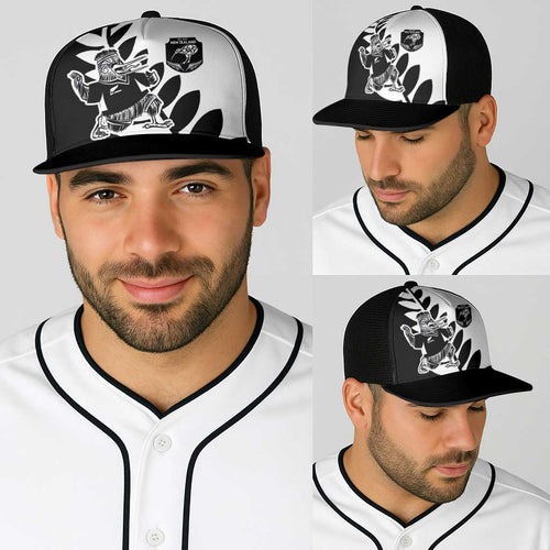 Aotearoa Rugby League Baseball Net Cap Kiwi Haka and Fern - Sporty Style