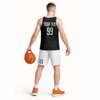 Custom Aotearoa Rugby League Basketball Jersey Kiwi Haka and Fern - Sporty Style