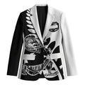 Custom Aotearoa Rugby League Blazer Kiwi Haka and Fern - Sporty Style
