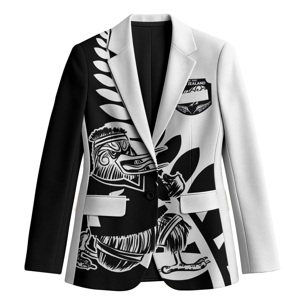 Custom Aotearoa Rugby League Blazer Kiwi Haka and Fern - Sporty Style