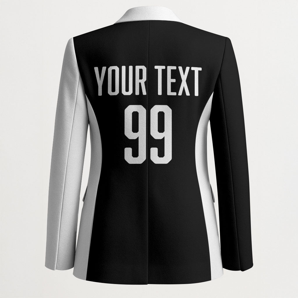 Custom Aotearoa Rugby League Blazer Kiwi Haka and Fern - Sporty Style