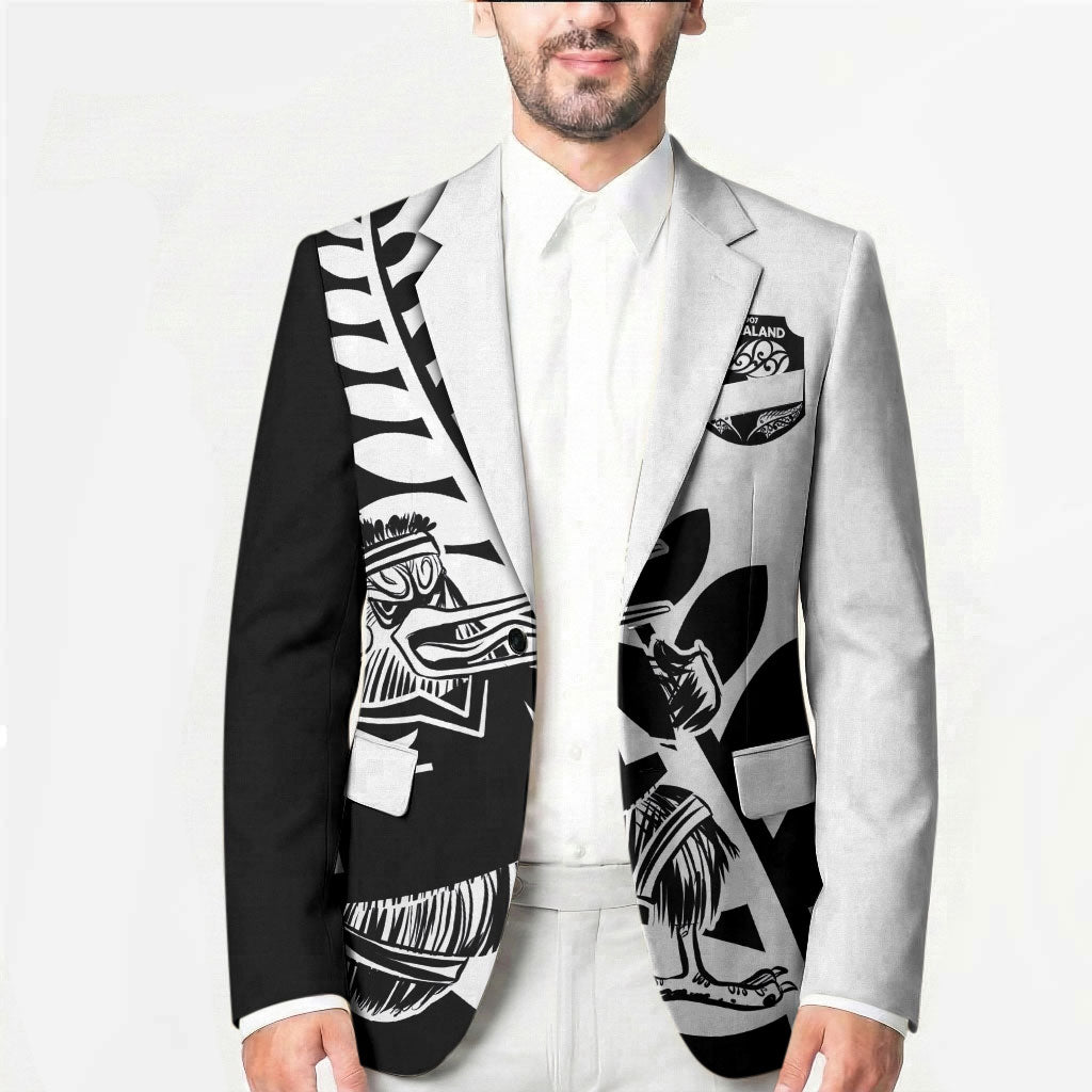Custom Aotearoa Rugby League Blazer Kiwi Haka and Fern - Sporty Style