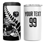Custom Aotearoa Rugby League 4 in 1 Can Cooler Tumbler Kiwi Haka and Fern - Sporty Style